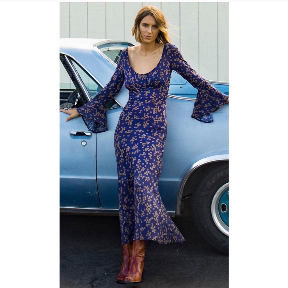 Free People Novella Royale Heather Dress XS